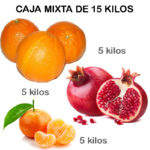 CAJA MIXTA naranjas, mandarinas y granadas DE 15 KILOS
